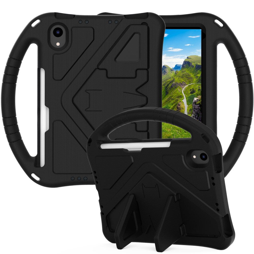 EIDERWOOD iPad mini (2024) / mini (2021) Børnecover m. Kickstand - Sort