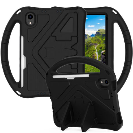 EIDERWOOD iPad mini (2024) / mini (2021) Børnecover m. Kickstand - Sort