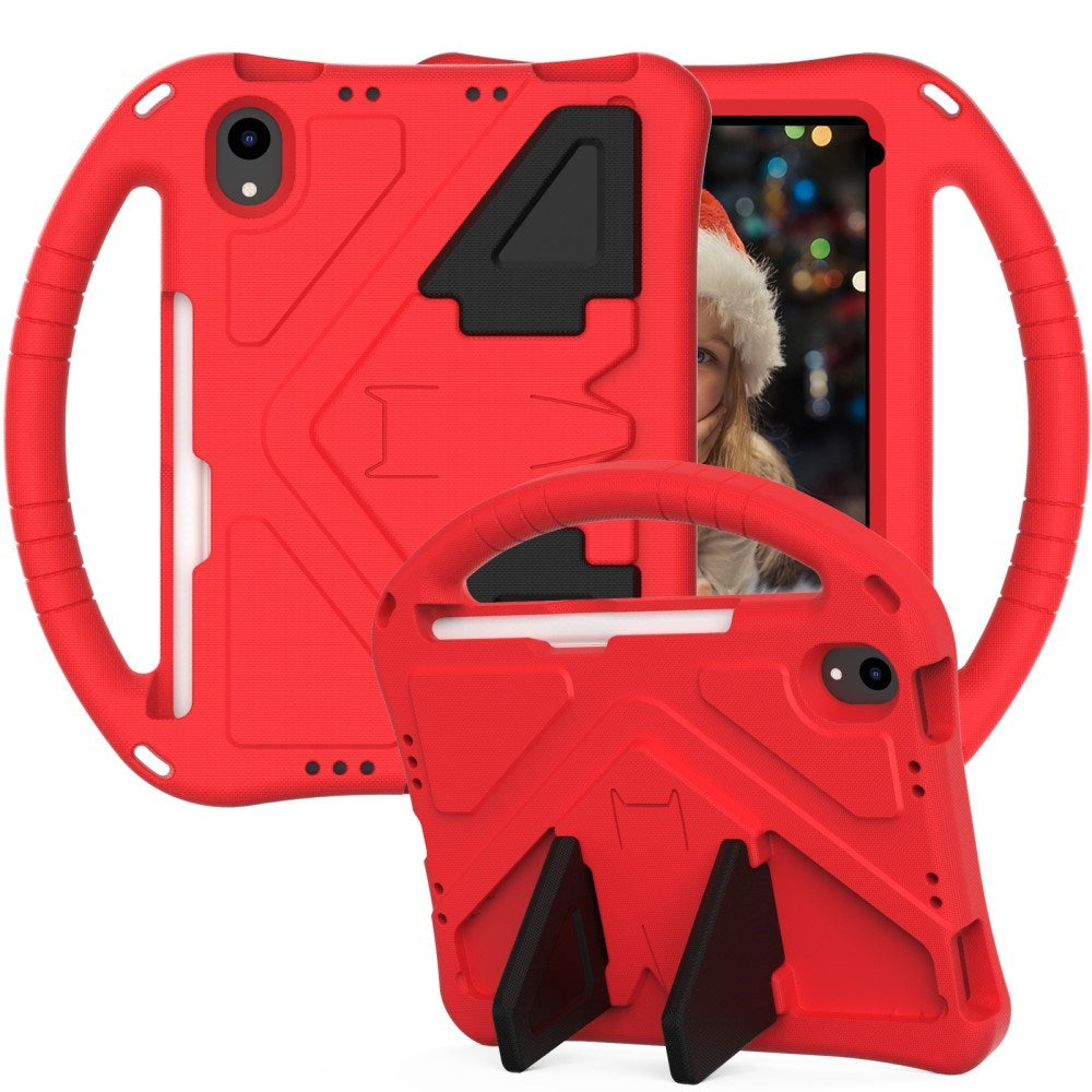 EIDERWOOD iPad mini (2024) / mini (2021) Børnecover m. Kickstand - Rød