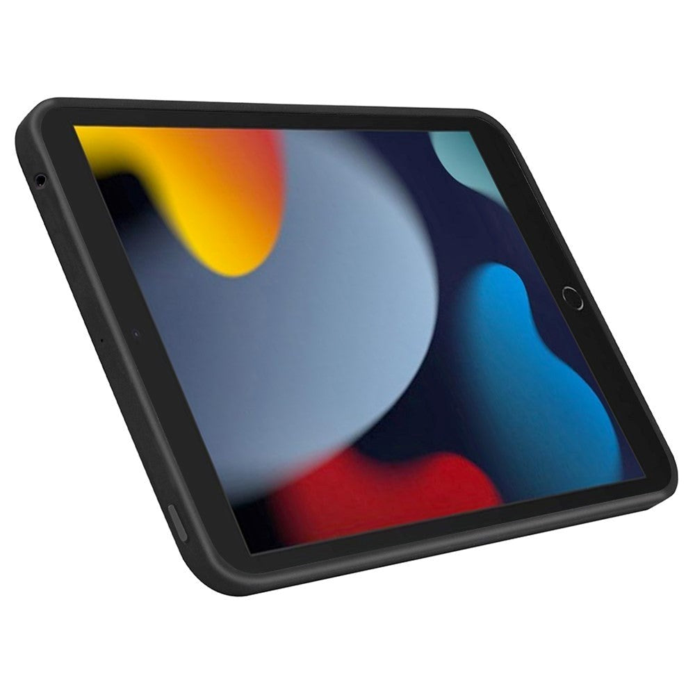 iPad 10.2" (2021 / 2020 / 2019) Liquid Silikone Shockproof Cover - Sort