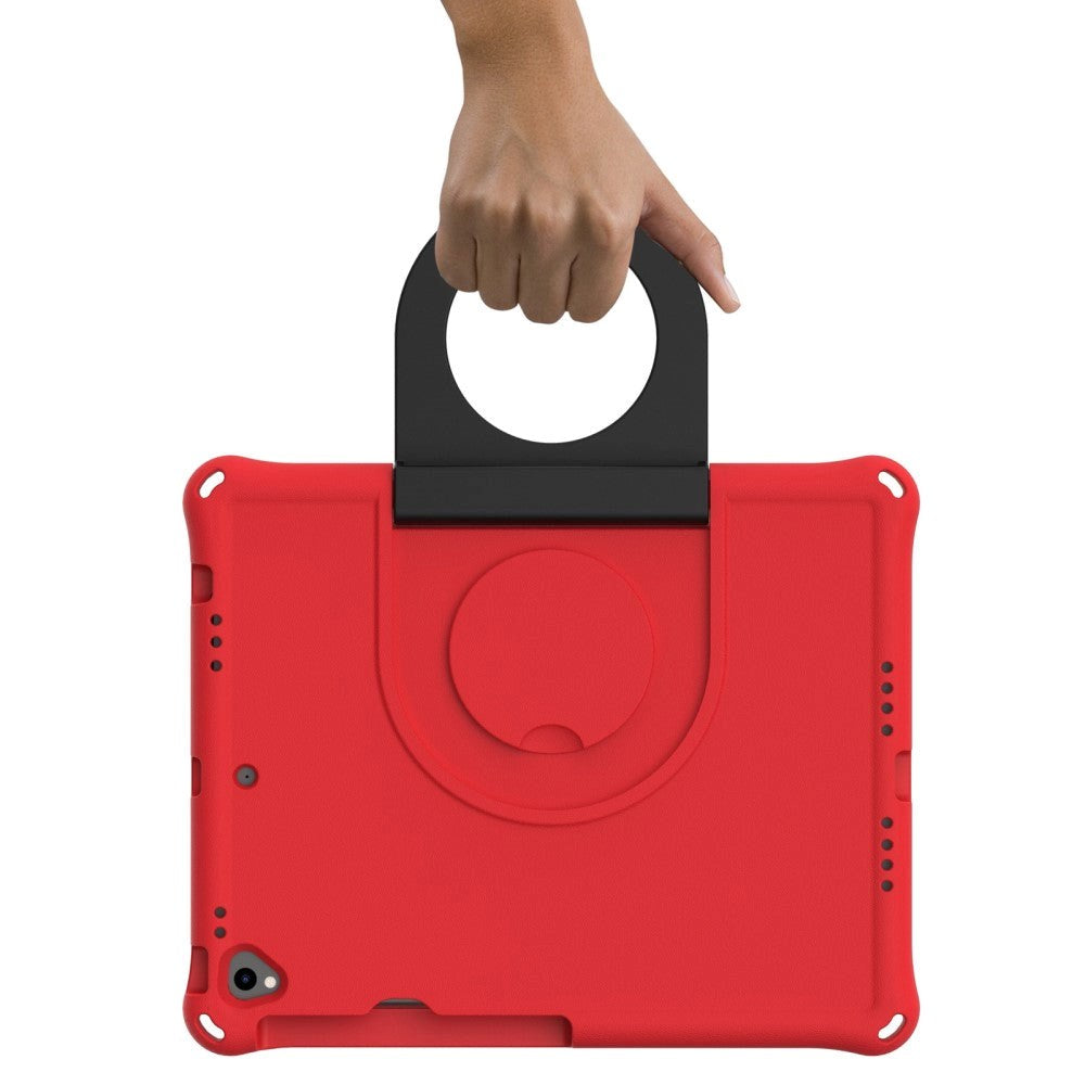iPad 10.2" (2021 / 2020 / 2019) Børne Cover m. Ring Kickstand - Rød