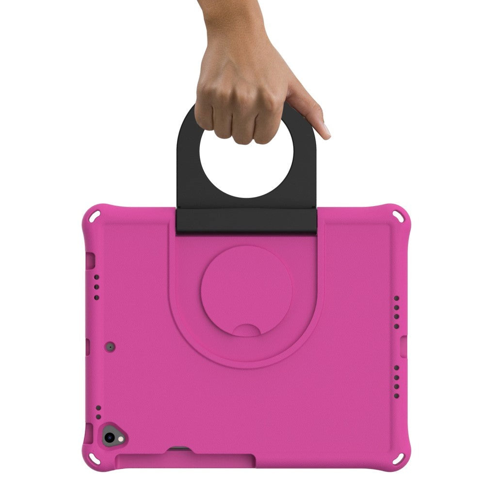 iPad 10.2" (2021 / 2020 / 2019) Børne Cover m. Ring Kickstand - Lyserød