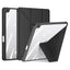 iPad 10.2" (2021 / 2020 / 2019) V-Fold Cover - DUX DUCIS MAGI Series - Gennemsigtig / Sort