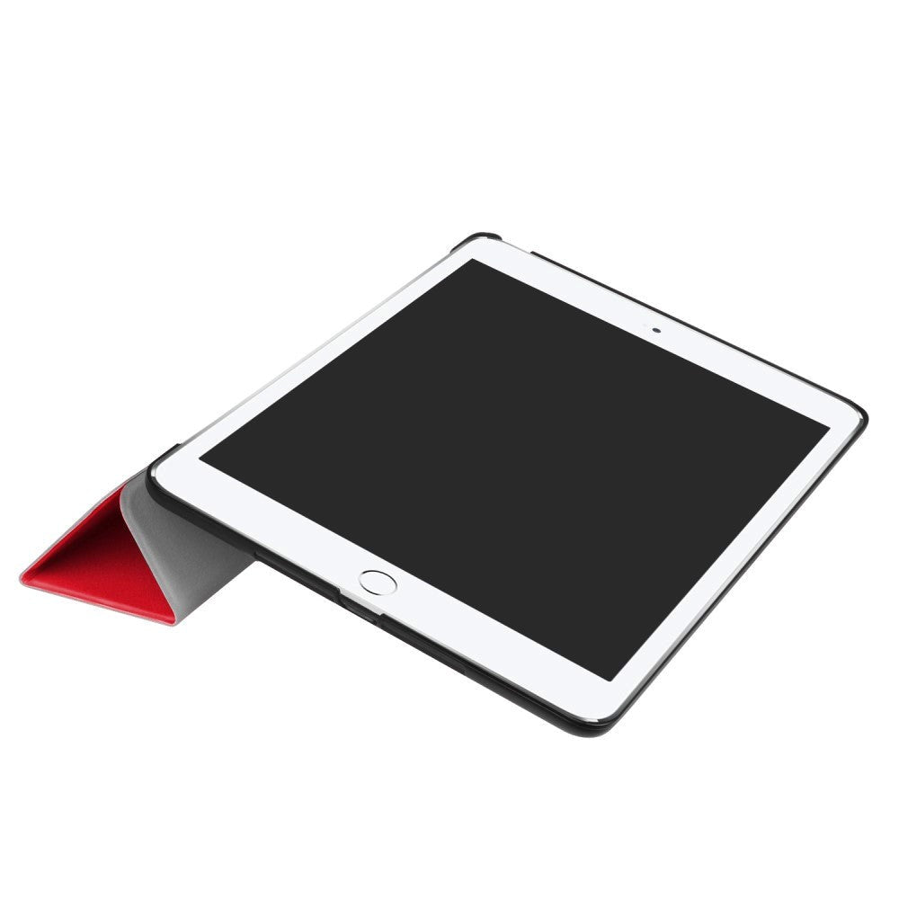 iPad (2018) / iPad (2017) Tri-Fold Læder Etui Rød