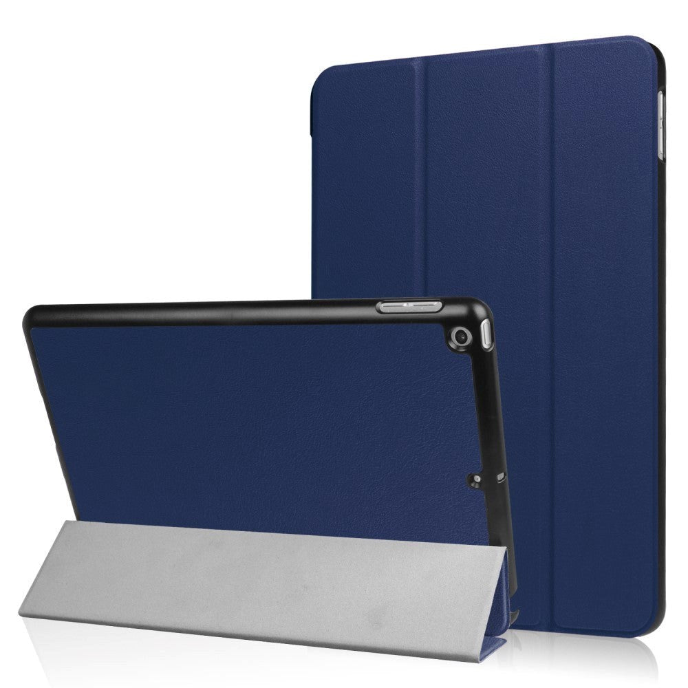 iPad (2018) / iPad (2017) Tri-Fold Læder Etui Mørkeblå