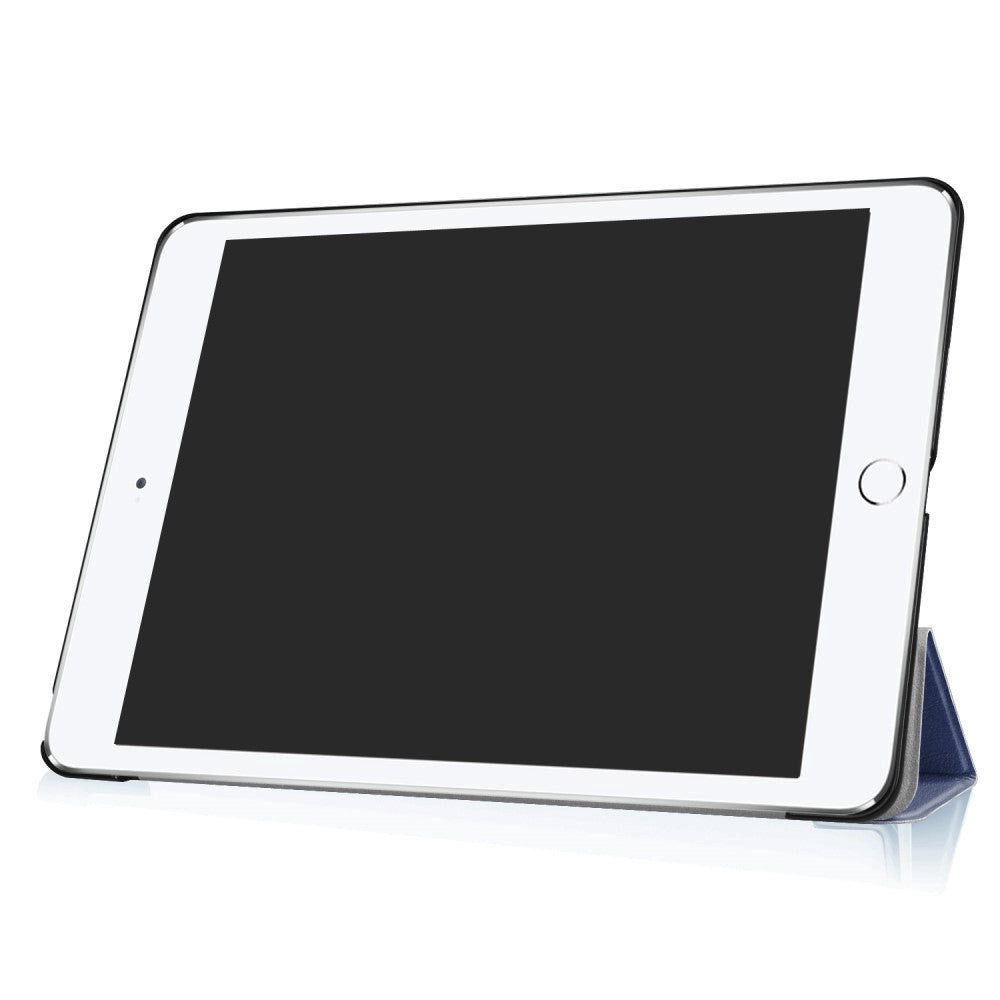 iPad (2018) / iPad (2017) Tri-Fold Læder Etui Mørkeblå