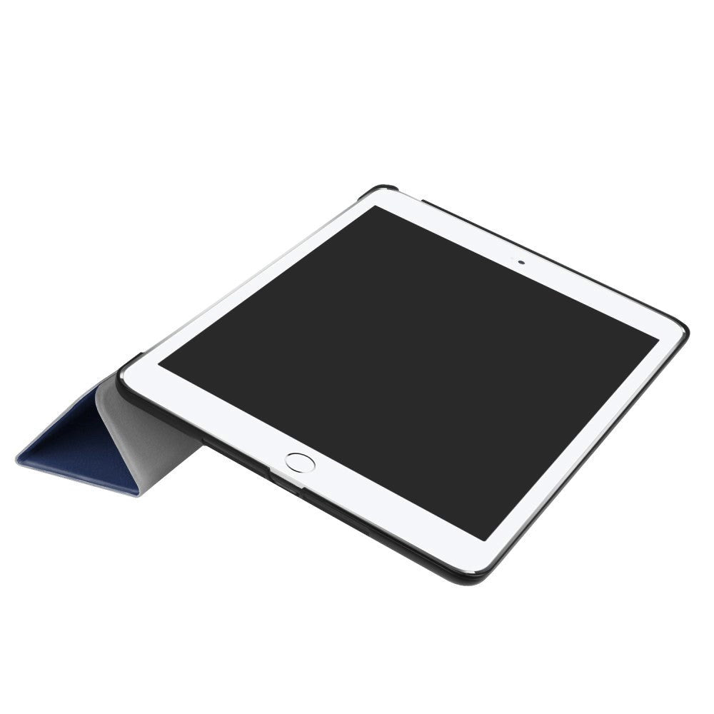 iPad (2018) / iPad (2017) Tri-Fold Læder Etui Mørkeblå