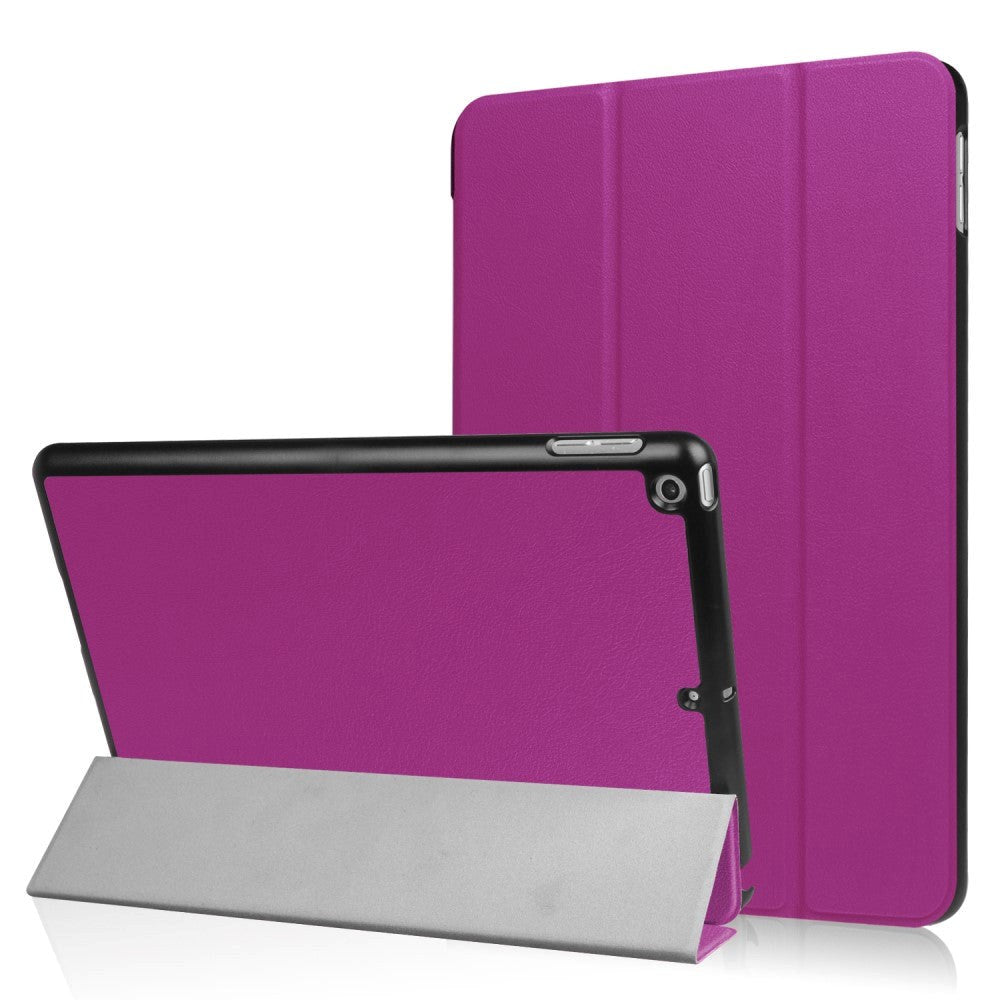 iPad (2018) / iPad (2017) Tri-Fold Læder Etui Lilla