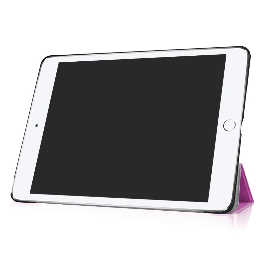 iPad (2018) / iPad (2017) Tri-Fold Læder Etui Lilla
