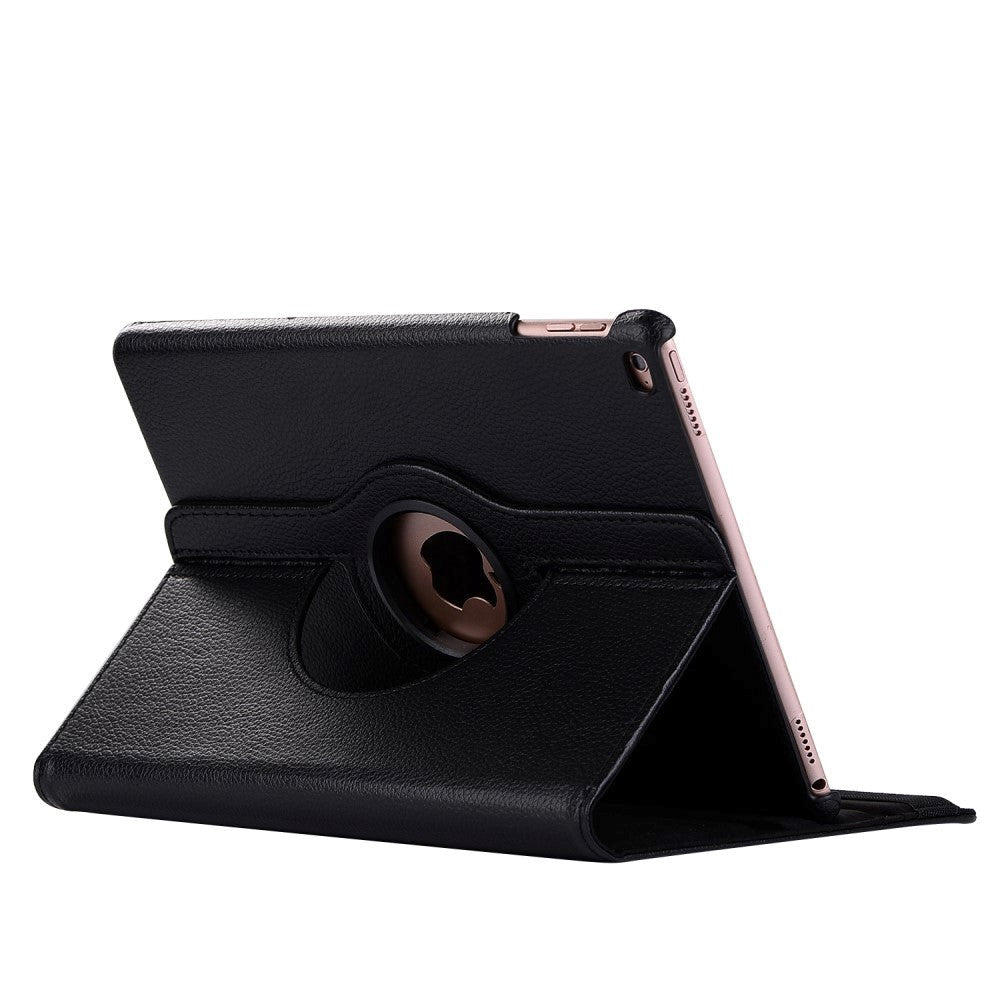 iPad (2018) / iPad (2017) Læder Etui m. 360 Graders Ståfunktion Sort