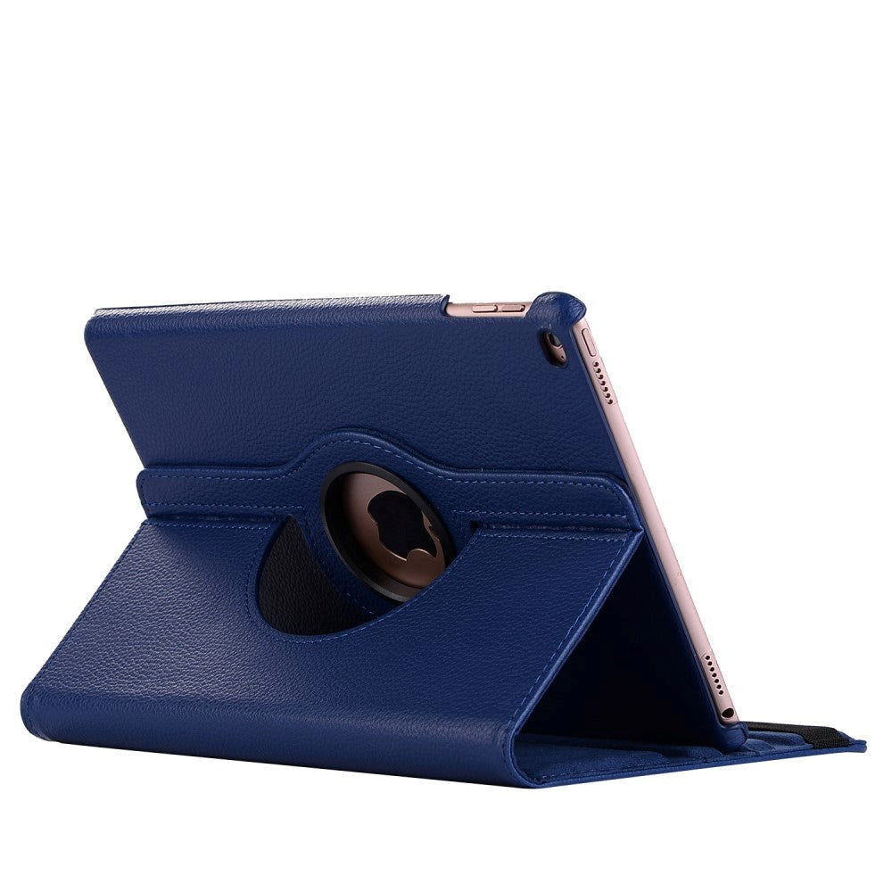 iPad (2018) / iPad (2017) Læder Etui m. 360 Graders Ståfunktion Mørkeblå