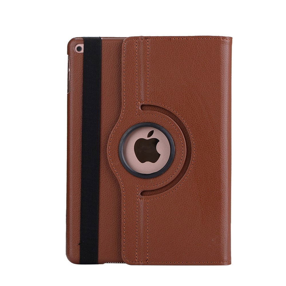 iPad (2018) / iPad (2017) Læder Etui m. 360 Graders Ståfunktion Brun