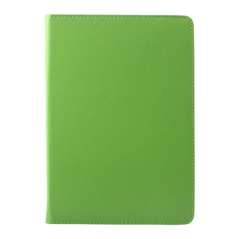 iPad 9.7 (2018-2017) / iPad Air / iPad Air 2 Litchi Læder Cover m. 360 Graders Ståfunktion - Grøn