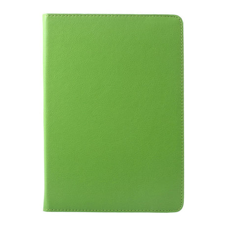 iPad 9.7 (2018-2017) / iPad Air / iPad Air 2 Litchi Læder Cover m. 360 Graders Ståfunktion - Grøn