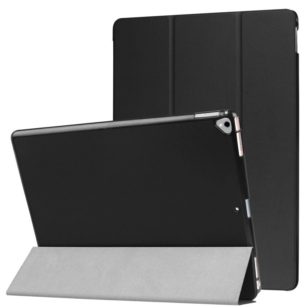 iPad Pro 12.9" (2017) Tri-Fold Læder Etui Sort