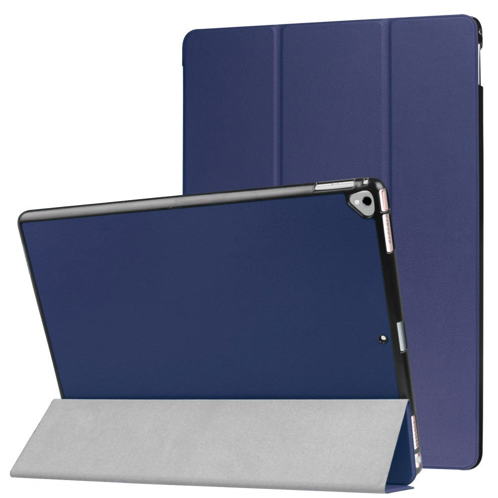 iPad Pro 12.9" (2017) Tri-Fold Læder Etui Mørkeblå