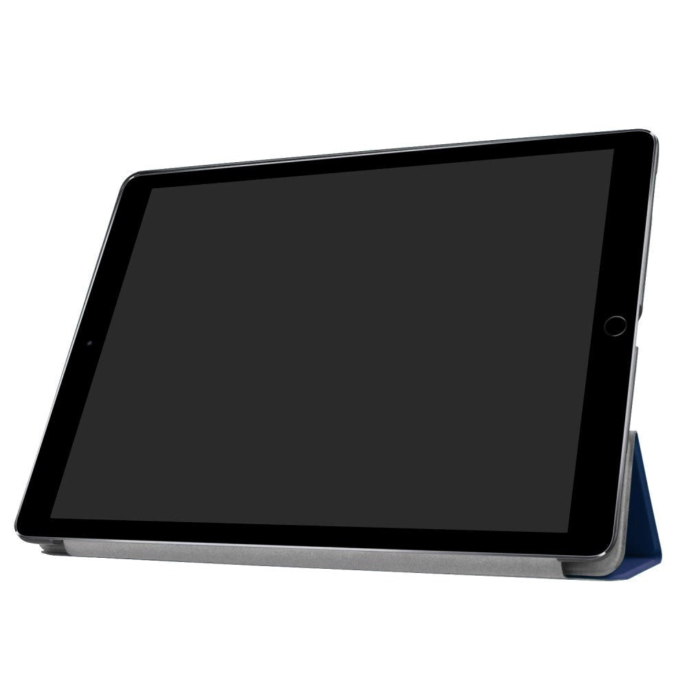 iPad Pro 12.9" (2017) Tri-Fold Læder Etui Mørkeblå