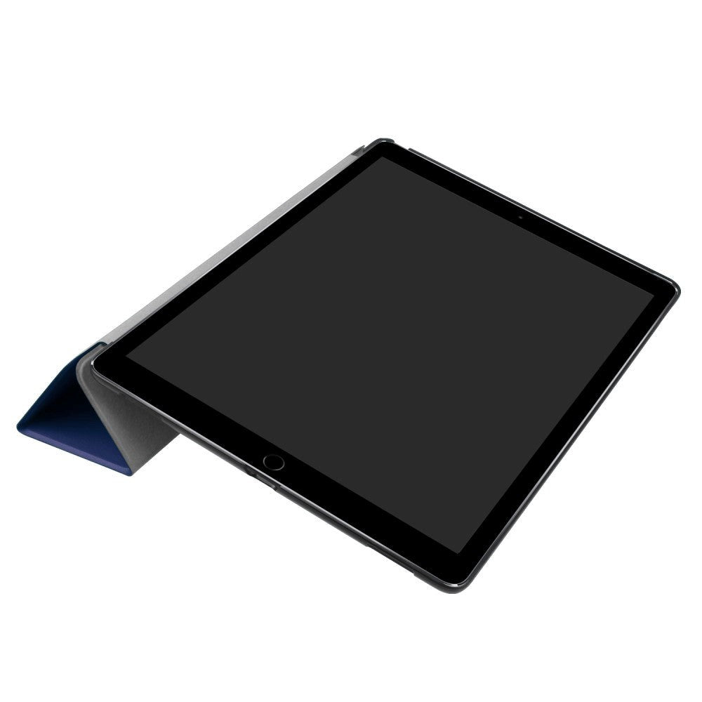 iPad Pro 12.9" (2017) Tri-Fold Læder Etui Mørkeblå