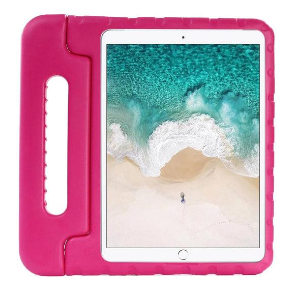 iPad 10.2" (2021 / 2020 / 2019) / iPad Pro 10.5 / iPad Air (2019) Børnecover - Kids Portable Stand Cover Pink