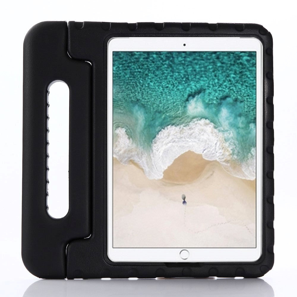 iPad 10.2" (2021 / 2020 / 2019) / iPad Pro 10.5 / iPad Air (2019) Børnecover - Kids Portable Stand Cover Sort