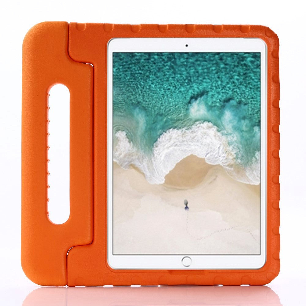 iPad 10.2" (2021 / 2020 / 2019) / iPad Pro 10.5 / iPad Air (2019) Børnecover - Kids Portable Stand Cover Orange