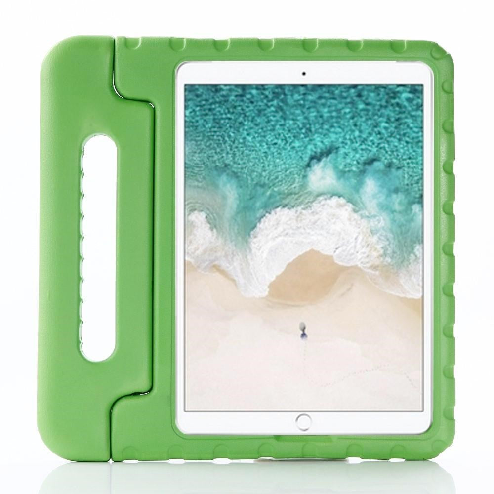 iPad 10.2" (2021 / 2020 / 2019) / iPad Pro 10.5 / iPad Air (2019) Børnecover - Kids Portable Stand Cover Grøn