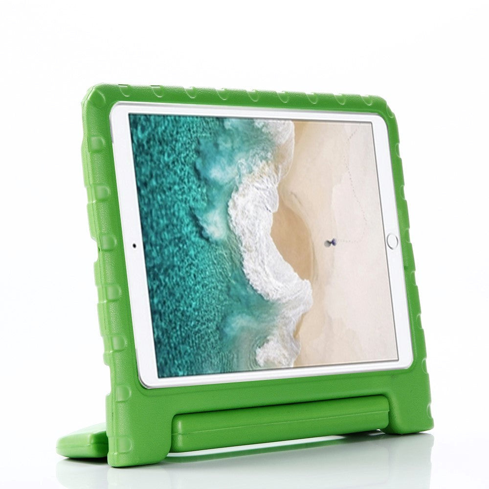 iPad 10.2" (2021 / 2020 / 2019) / iPad Pro 10.5 / iPad Air (2019) Børnecover - Kids Portable Stand Cover Grøn