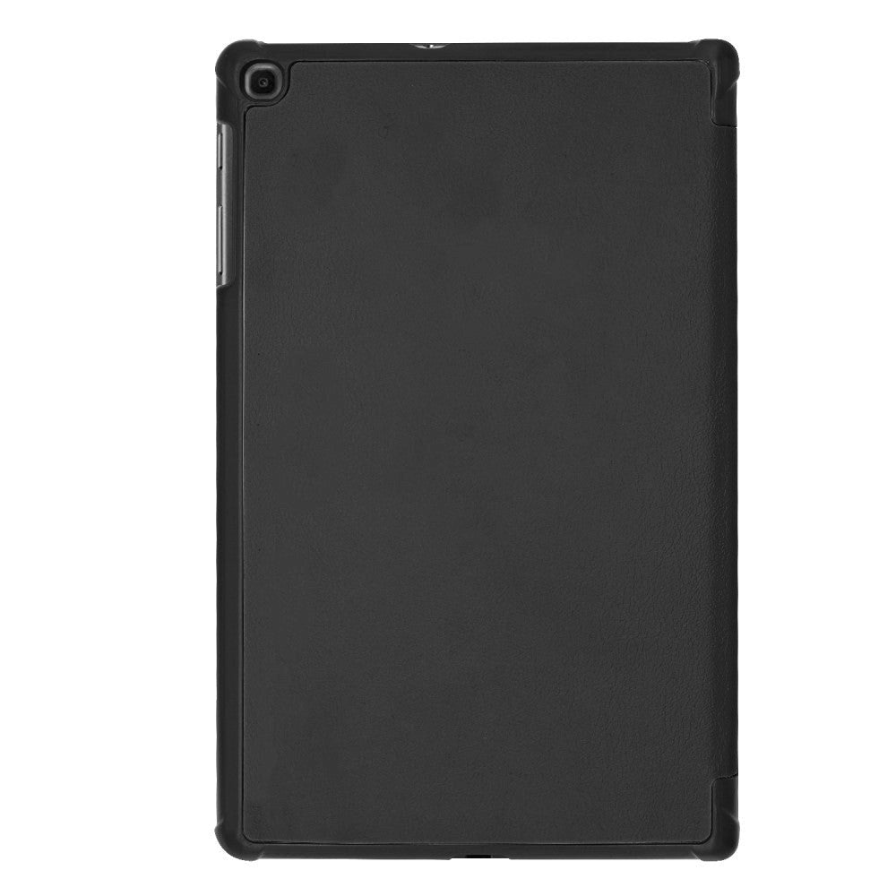 Samsung Galaxy Tab A 10.1" (2019) Foldbart Læder Cover m. Ståfunktion - Sort