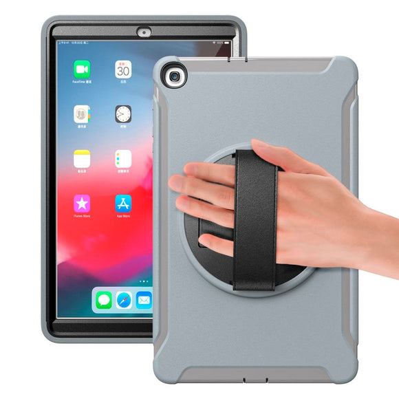 Samsung Galaxy Tab A 10.1 (2019) Håndværker Cover m. Håndholder - Grå