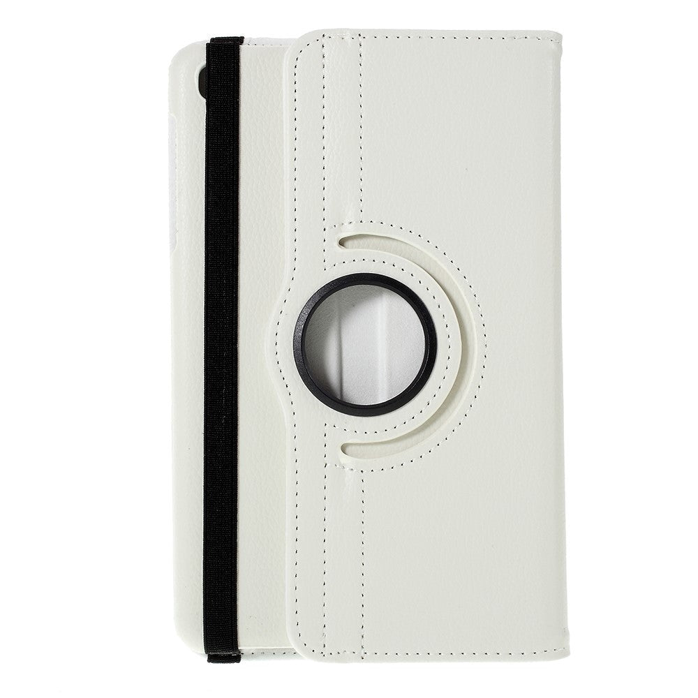 Samsung Galaxy Tab A 8.4 (2020) Litchi Læder Cover m. 360 Graders Ståfunktion - Hvid