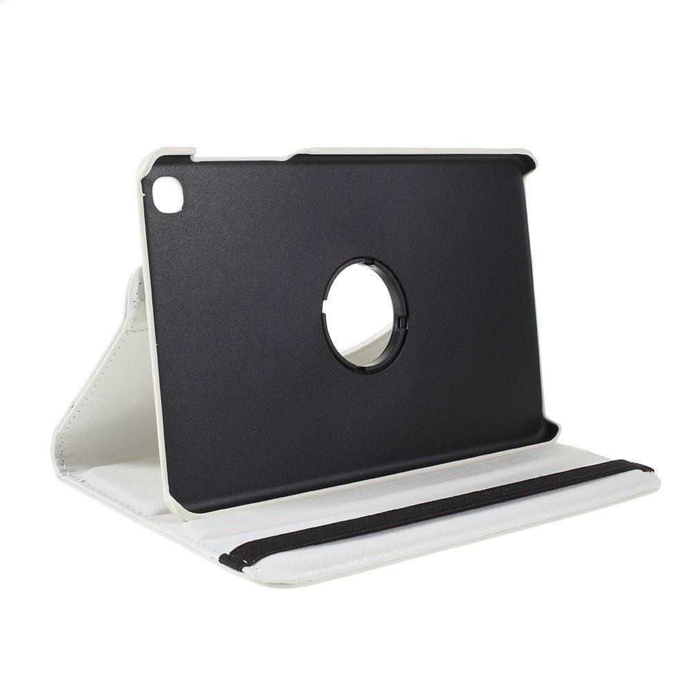 Samsung Galaxy Tab A 8.4 (2020) Litchi Læder Cover m. 360 Graders Ståfunktion - Hvid