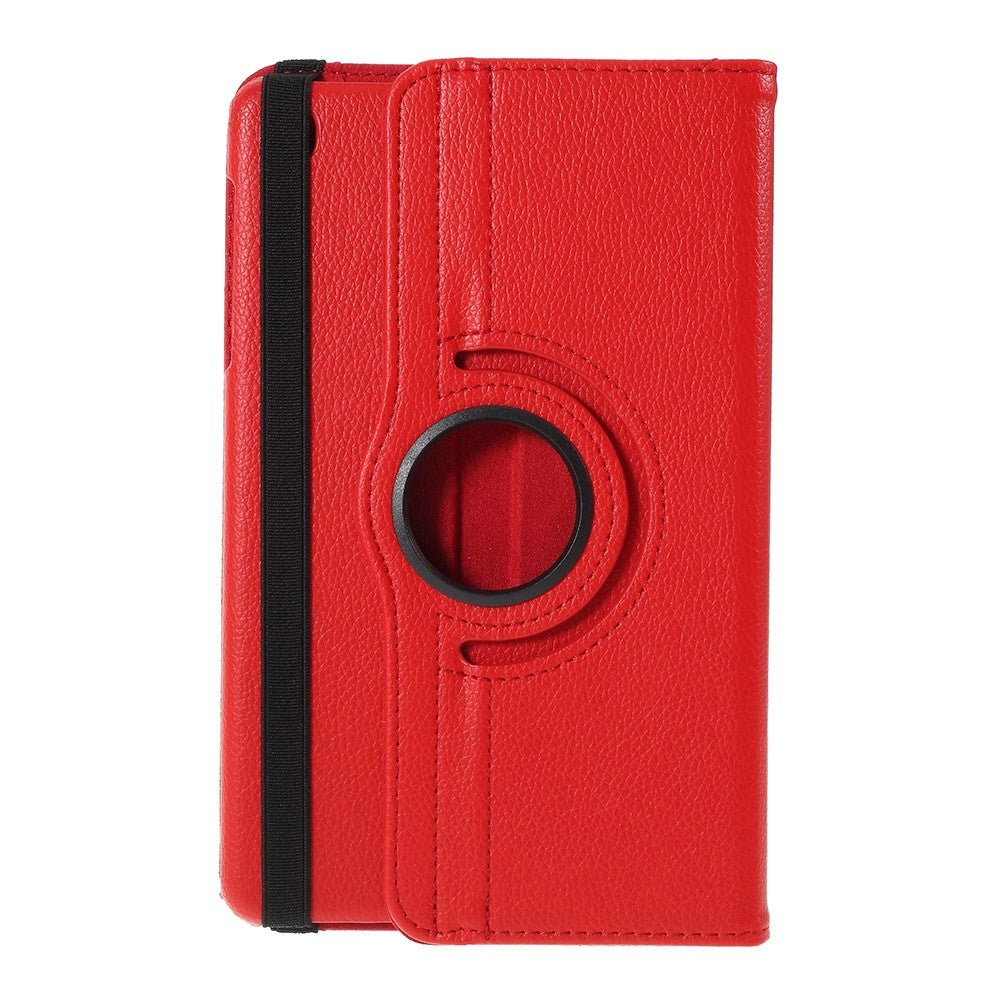 Samsung Galaxy Tab A 8.4 (2020) Litchi Læder Cover m. 360 Graders Ståfunktion - Rød
