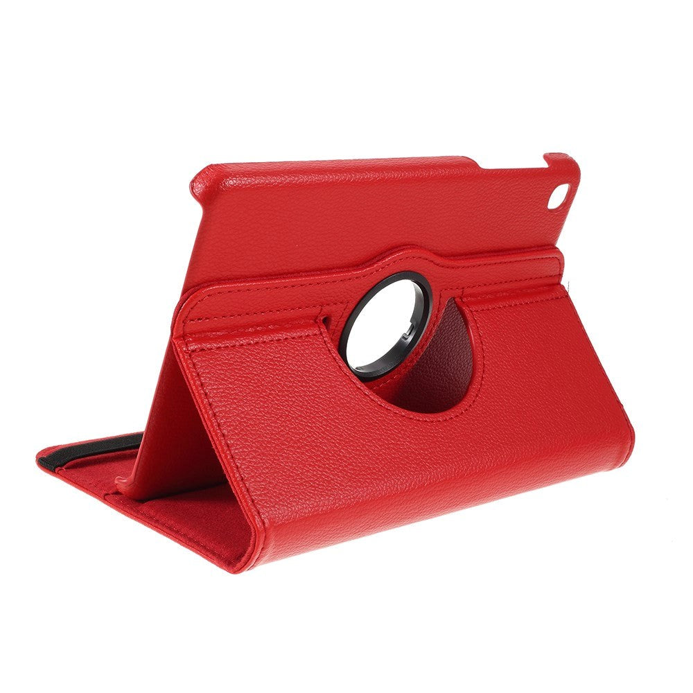 Samsung Galaxy Tab A 8.4 (2020) Litchi Læder Cover m. 360 Graders Ståfunktion - Rød