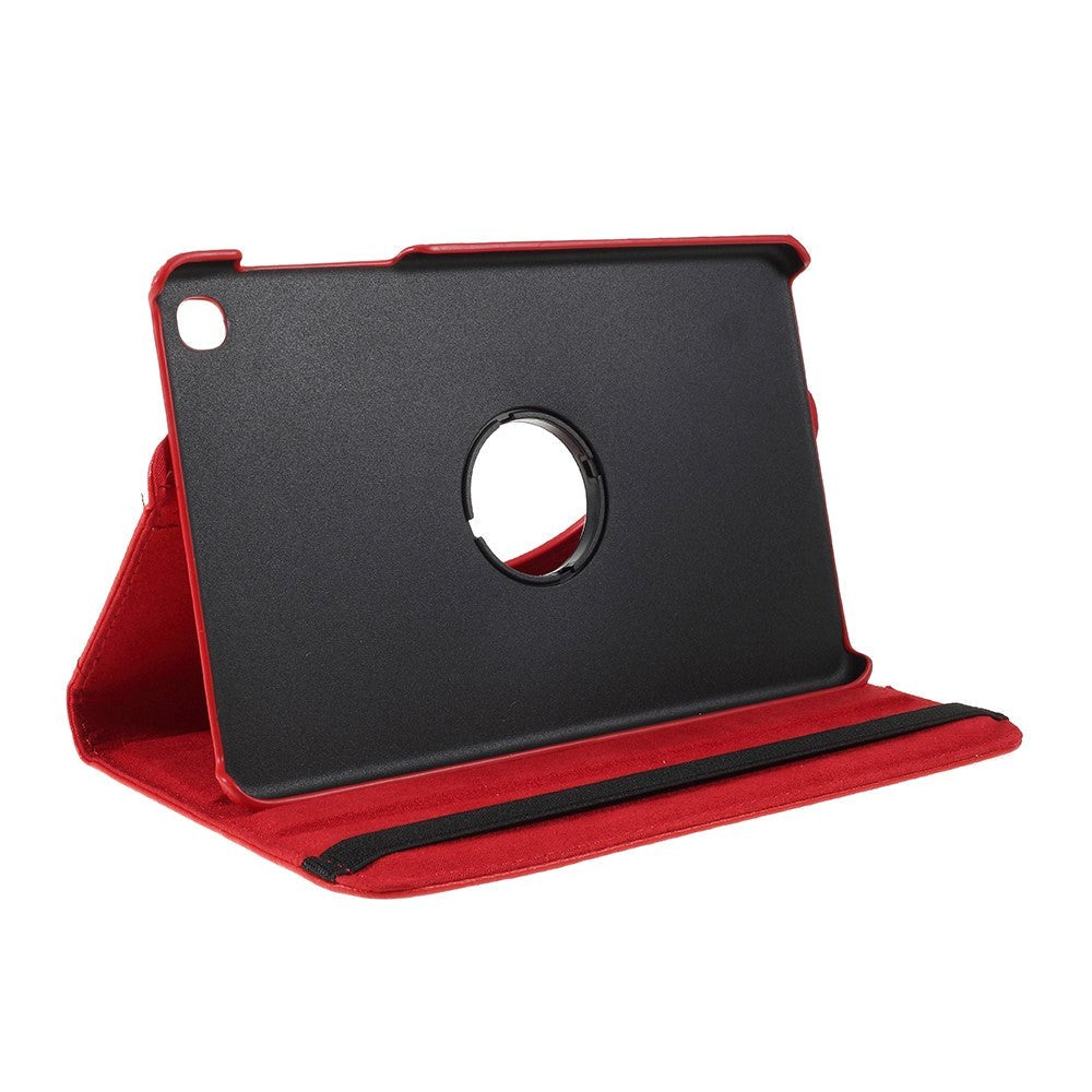 Samsung Galaxy Tab A 8.4 (2020) Litchi Læder Cover m. 360 Graders Ståfunktion - Rød