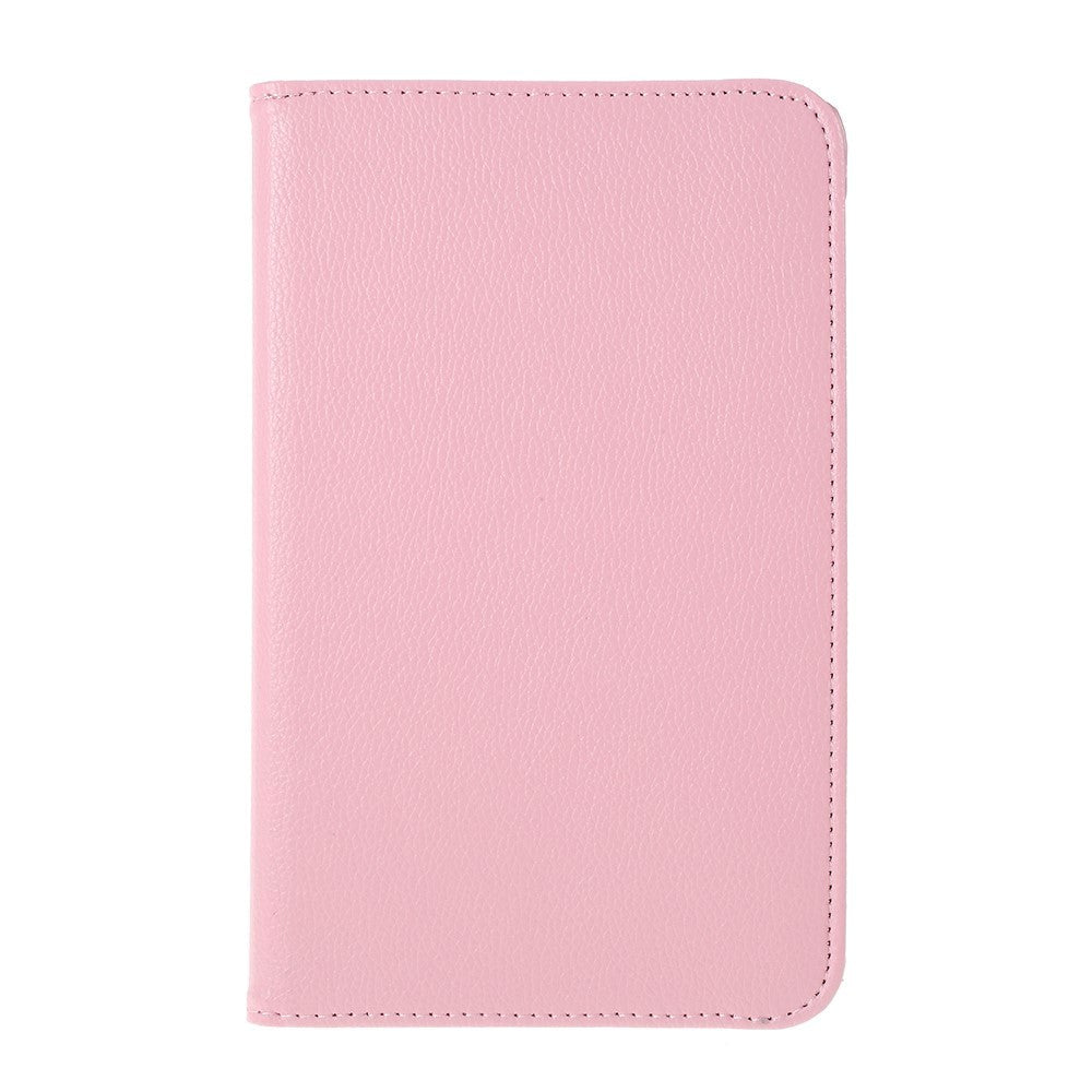 Samsung Galaxy Tab A 8.4 (2020) Litchi Læder Cover m. 360 Graders Ståfunktion - Lyserød