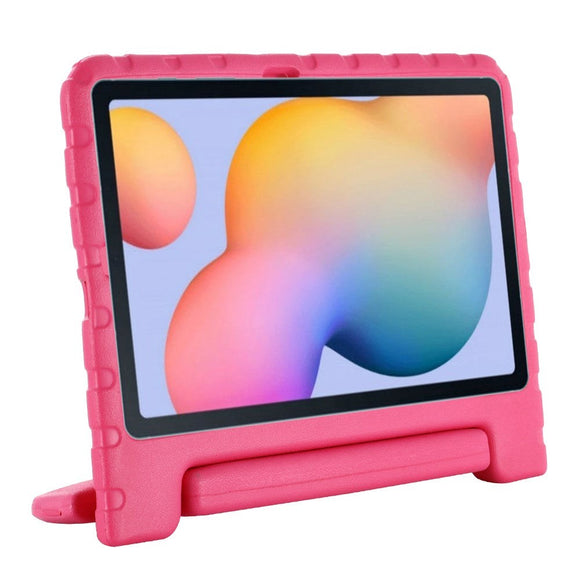 Samsung Galaxy Tab S6 Lite (2020-2024) Børnecover - Kids Portable Stand Cover - Lyserød