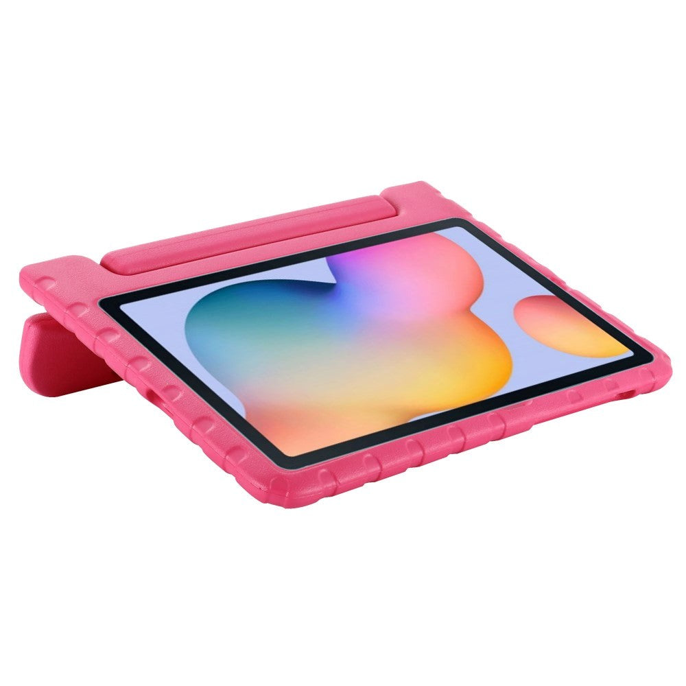 Samsung Galaxy Tab S6 Lite (2020-2024) Børnecover - Kids Portable Stand Cover - Lyserød