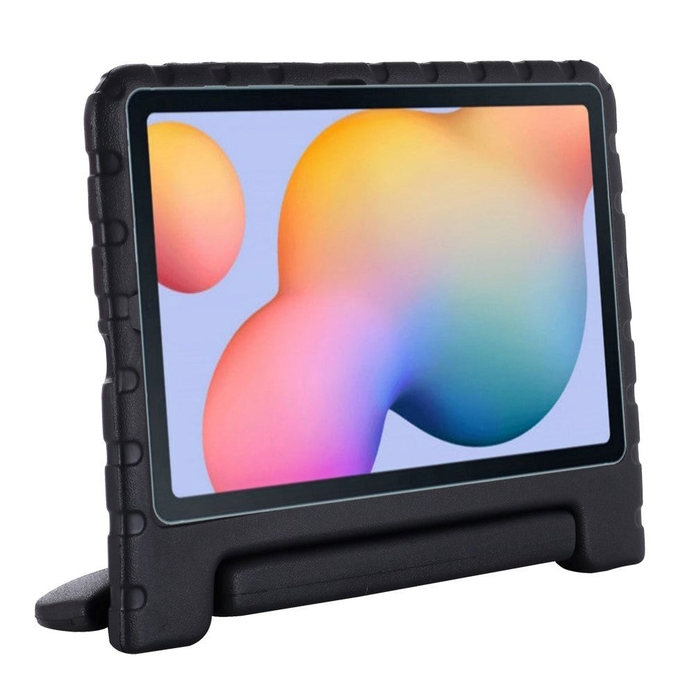 Samsung Galaxy Tab S6 Lite (2020-2024) Børnecover - Kids Portable Stand Cover - Sort