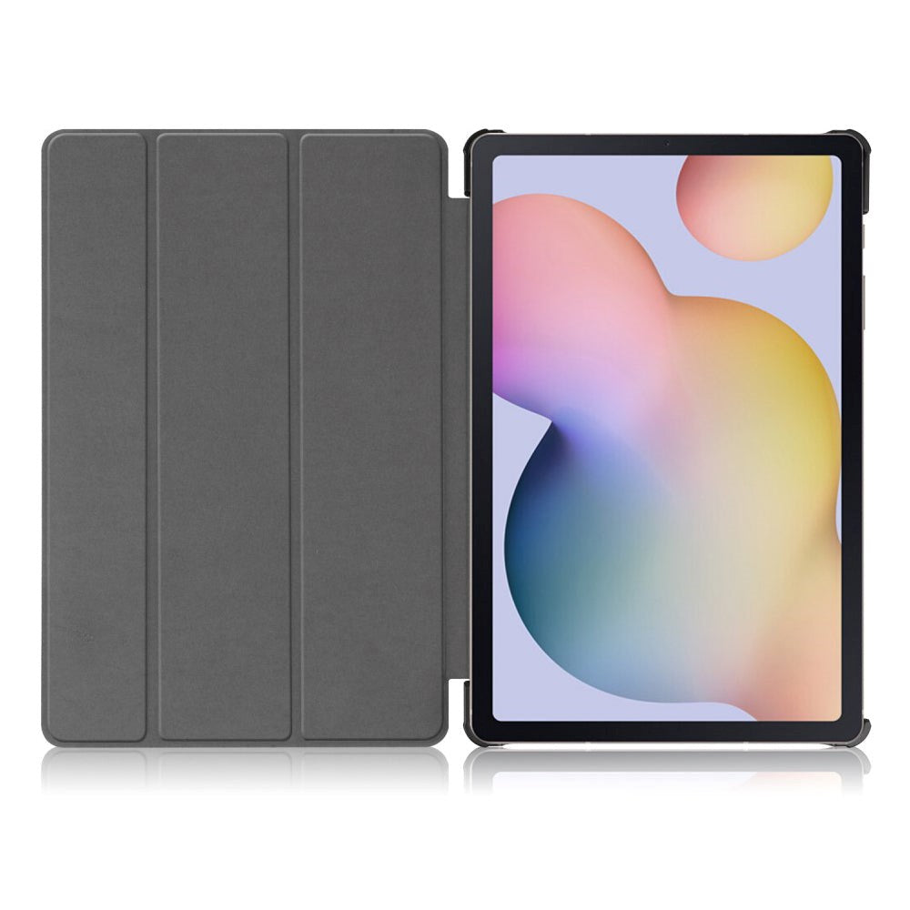 Samsung Galaxy Tab S8 / S7 Tri-Fold Læder Cover - Sort
