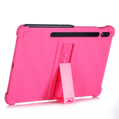 Samsung Galaxy Tab S8 Plus / S7 Plus 12.4" Silikone Cover m. Kickstand - Pink