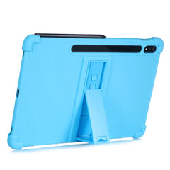 Samsung Galaxy Tab S8 Plus / S7 Plus 12.4" Silikone Cover m. Kickstand - Blå