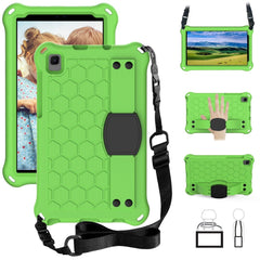 Samsung Galaxy Tab A7 Lite 8.7" Børnecover m. Skulderstrop - Bikube Mønster - Grøn