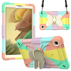 Samsung Galaxy Tab A7 Lite Børne Cover - Butterfly Kickstand Cover - Regnbue V2