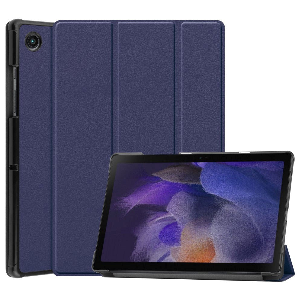 Samsung Galaxy Tab A8 10.5" Tri-Fold Læder Cover - Blå