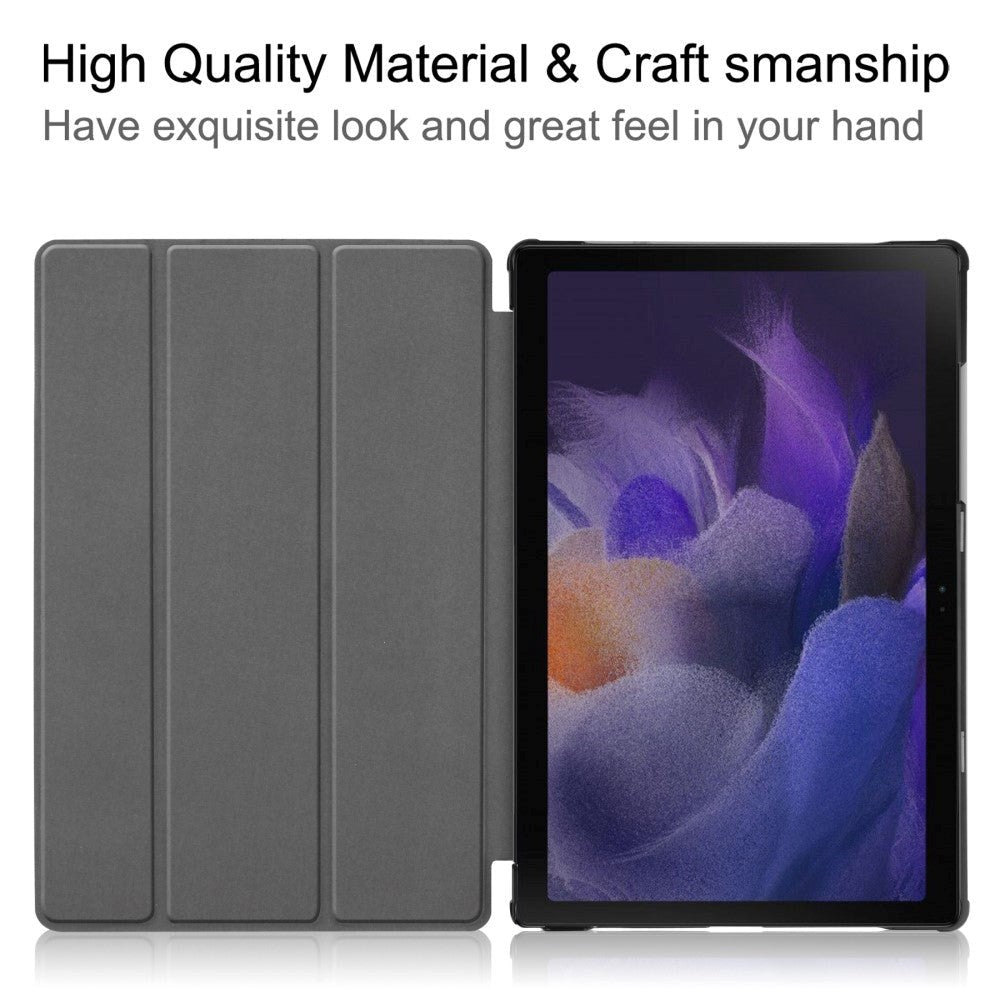 Samsung Galaxy Tab A8 10.5" Tri-Fold Læder Cover - Blå