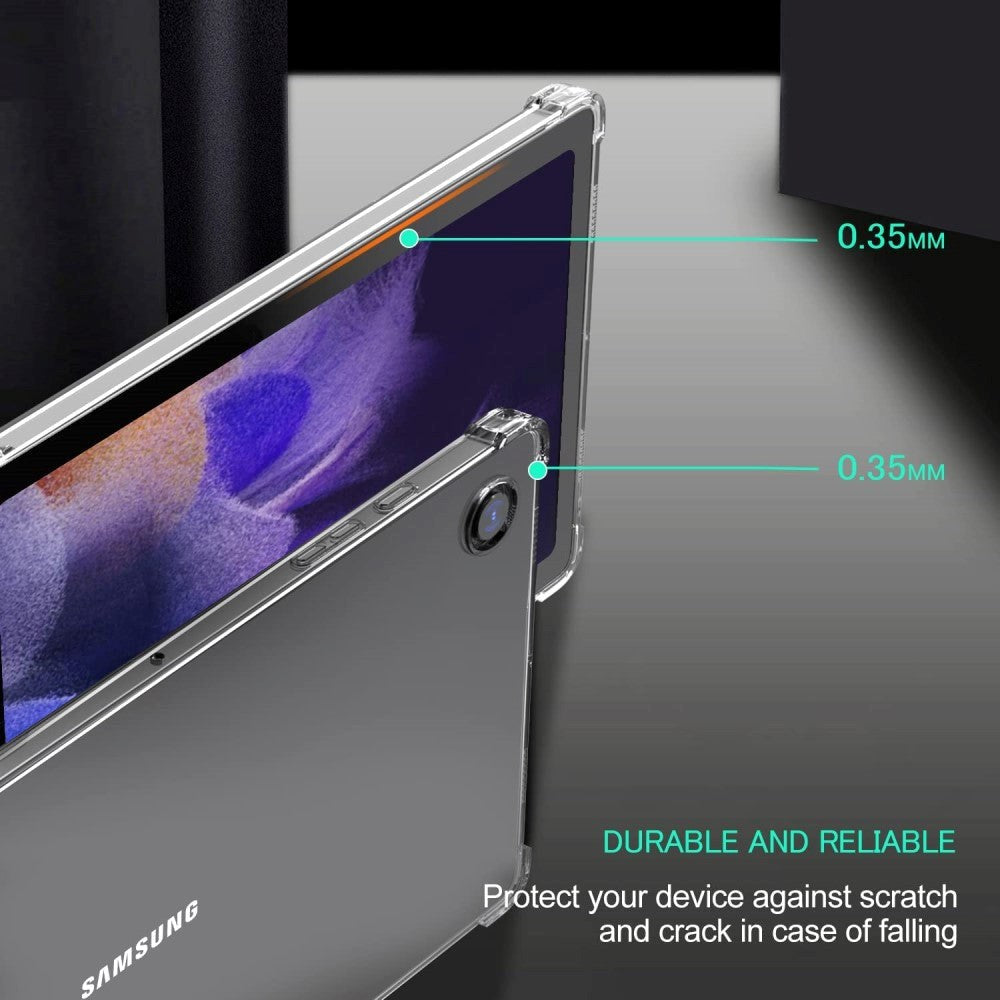 Samsung Galaxy Tab A8 10.5" (2021) Fleksibelt TPU Plastik Cover - Gennemsigtig