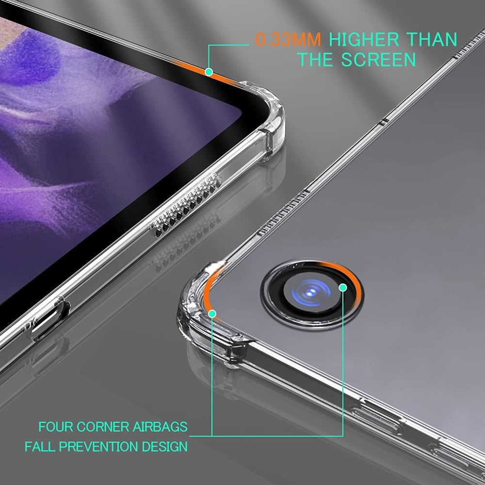 Samsung Galaxy Tab A8 10.5" (2021) Fleksibelt TPU Plastik Cover - Gennemsigtig
