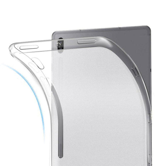 Samsung Galaxy Tab S8 Ultra Fleksibelt Bagside Cover - Mat Gennemsigtig