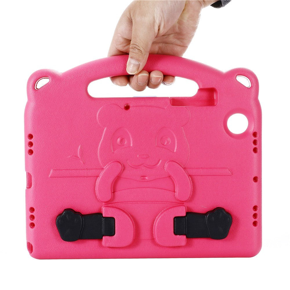 Samsung Galaxy Tab A8 10.5" (2021) Børne Cover - Panda Kickstand Cover - Pink