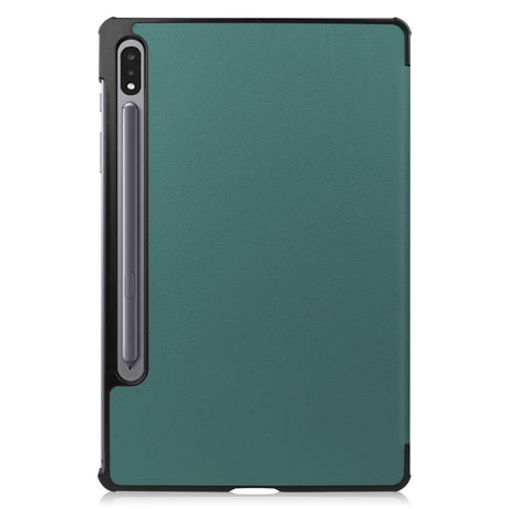 EIDERWOOD Samsung Galaxy Tab S8 Kunstlæder Trifold Flip Cover - Grøn